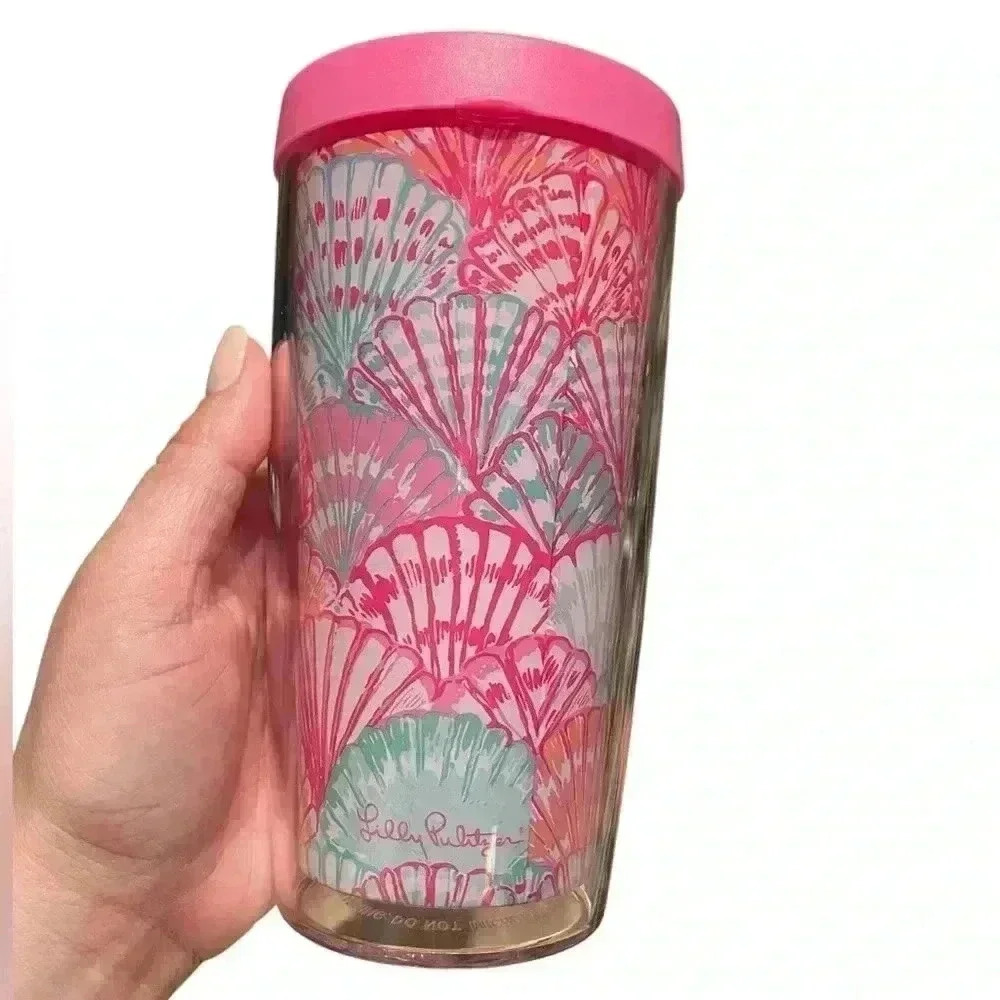 Lily Pulitzer travel tumbler